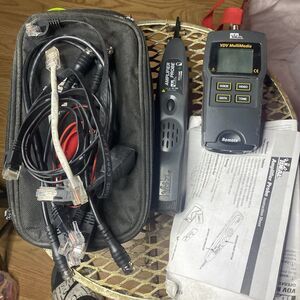 IDEAL 33-856 VDV MultiMedia Tester & IDEAL Amplifier Probe 62-164 + Accessories